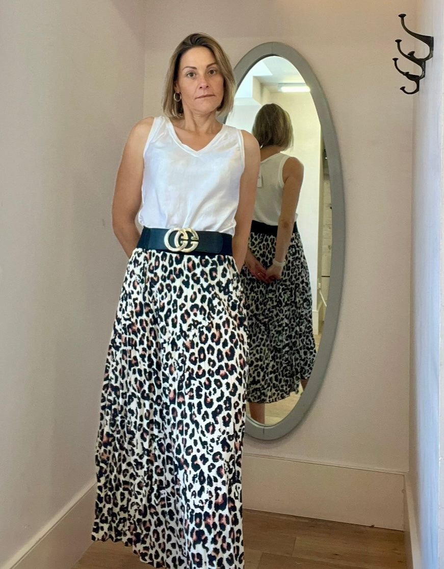 Animal Print Skirt