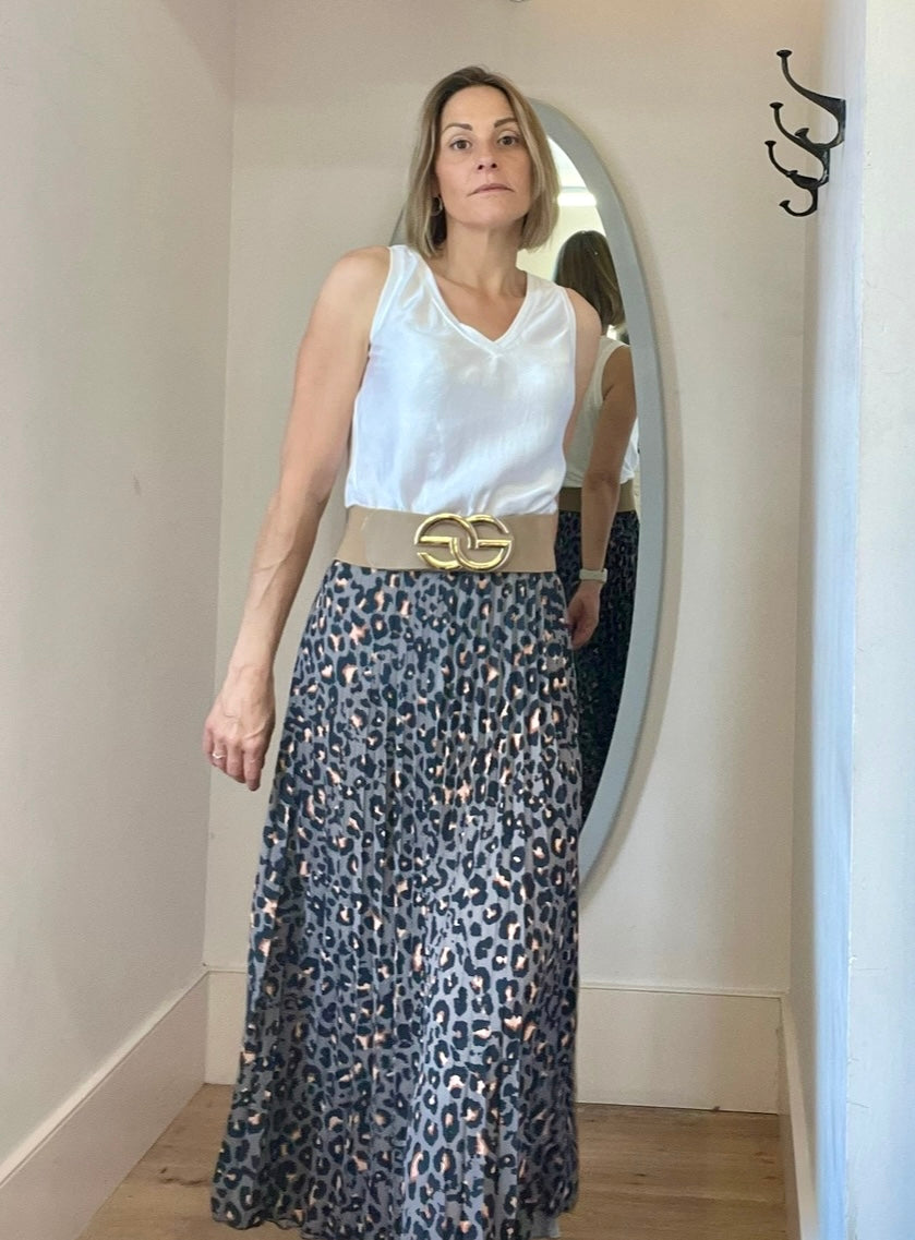 Animal Print Skirt