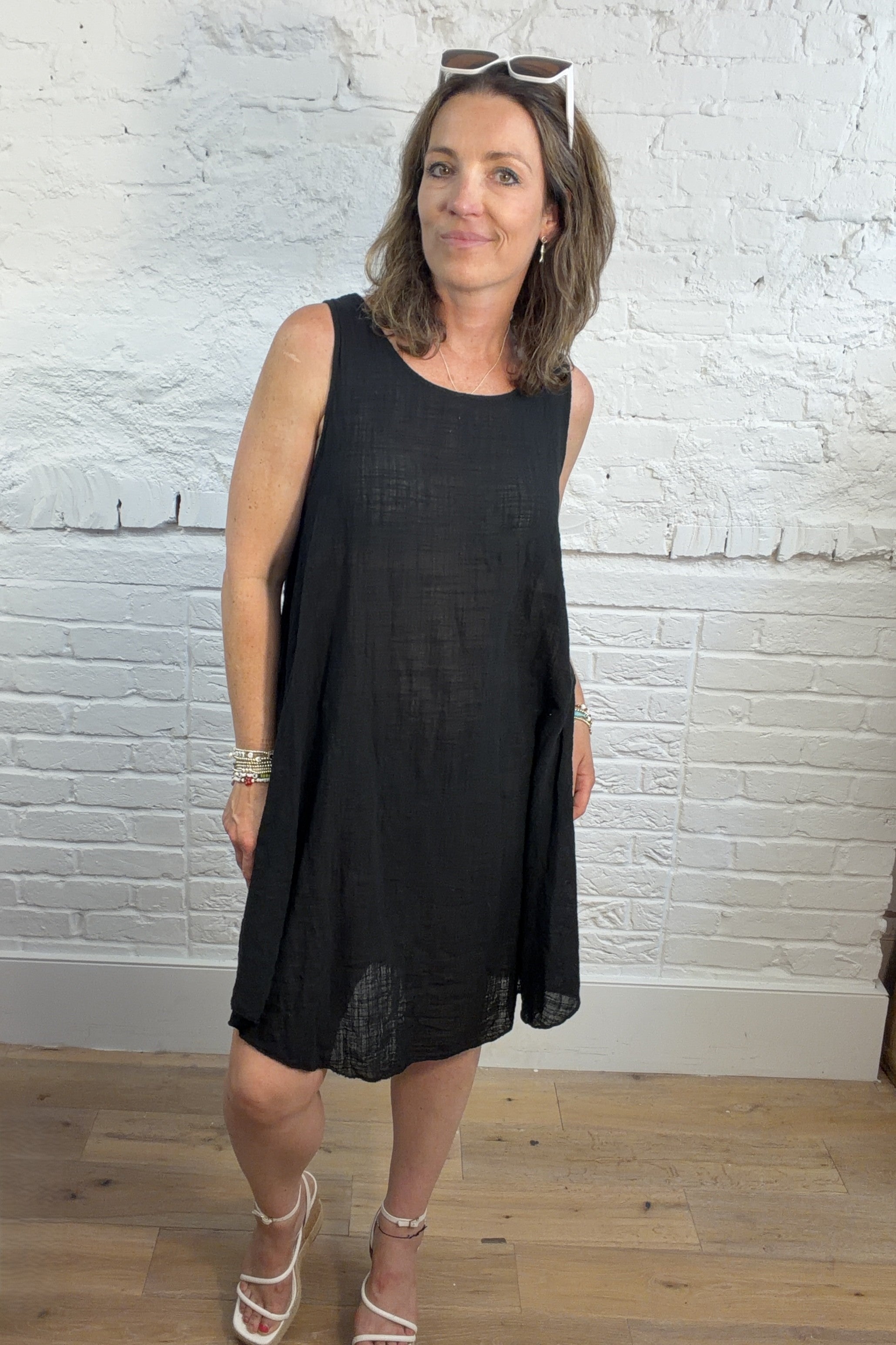 Skye Cotton Swing Dress