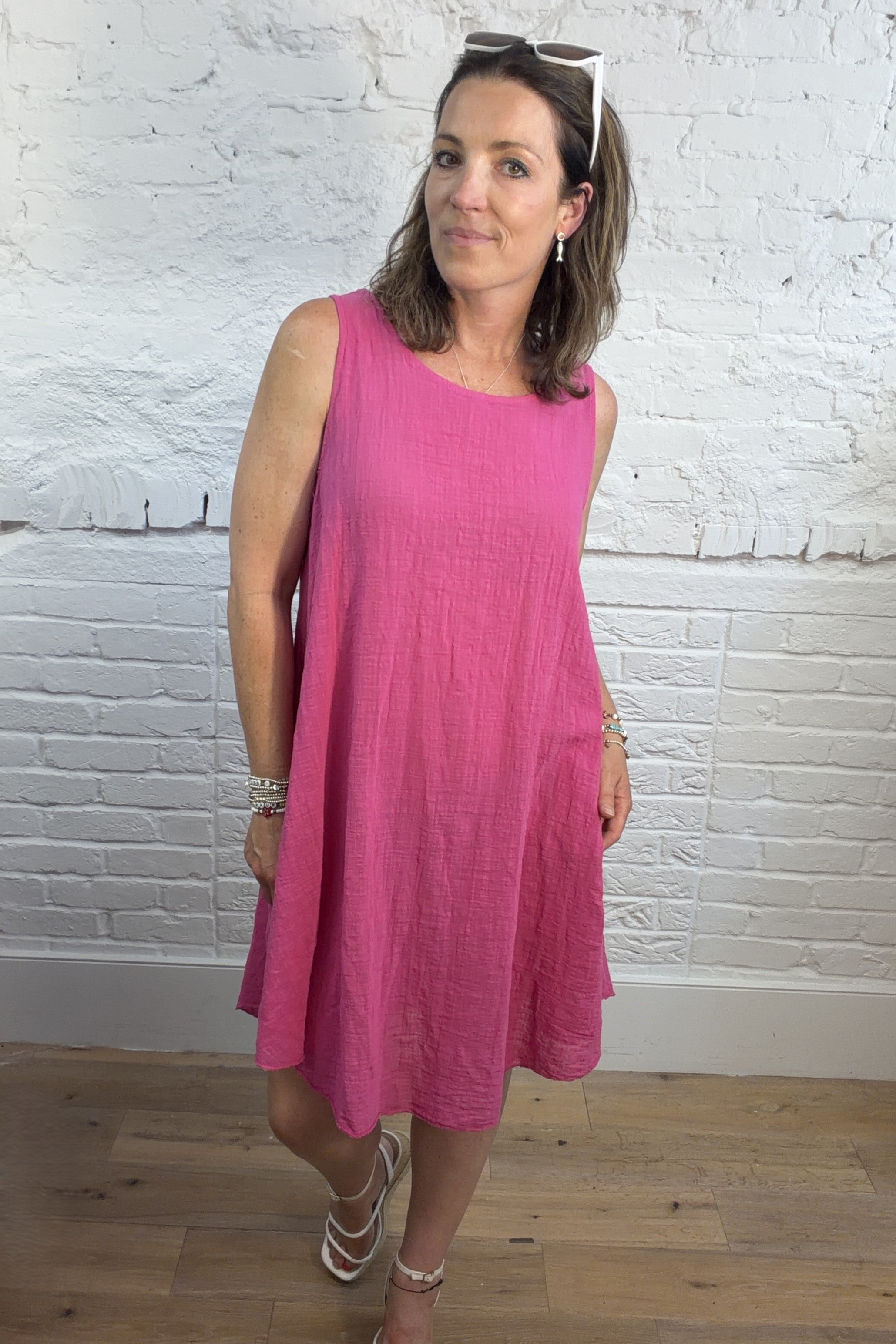 Skye Cotton Swing Dress