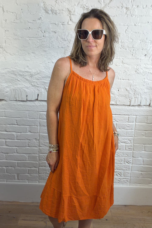 Dolly Cotton Swing Dress