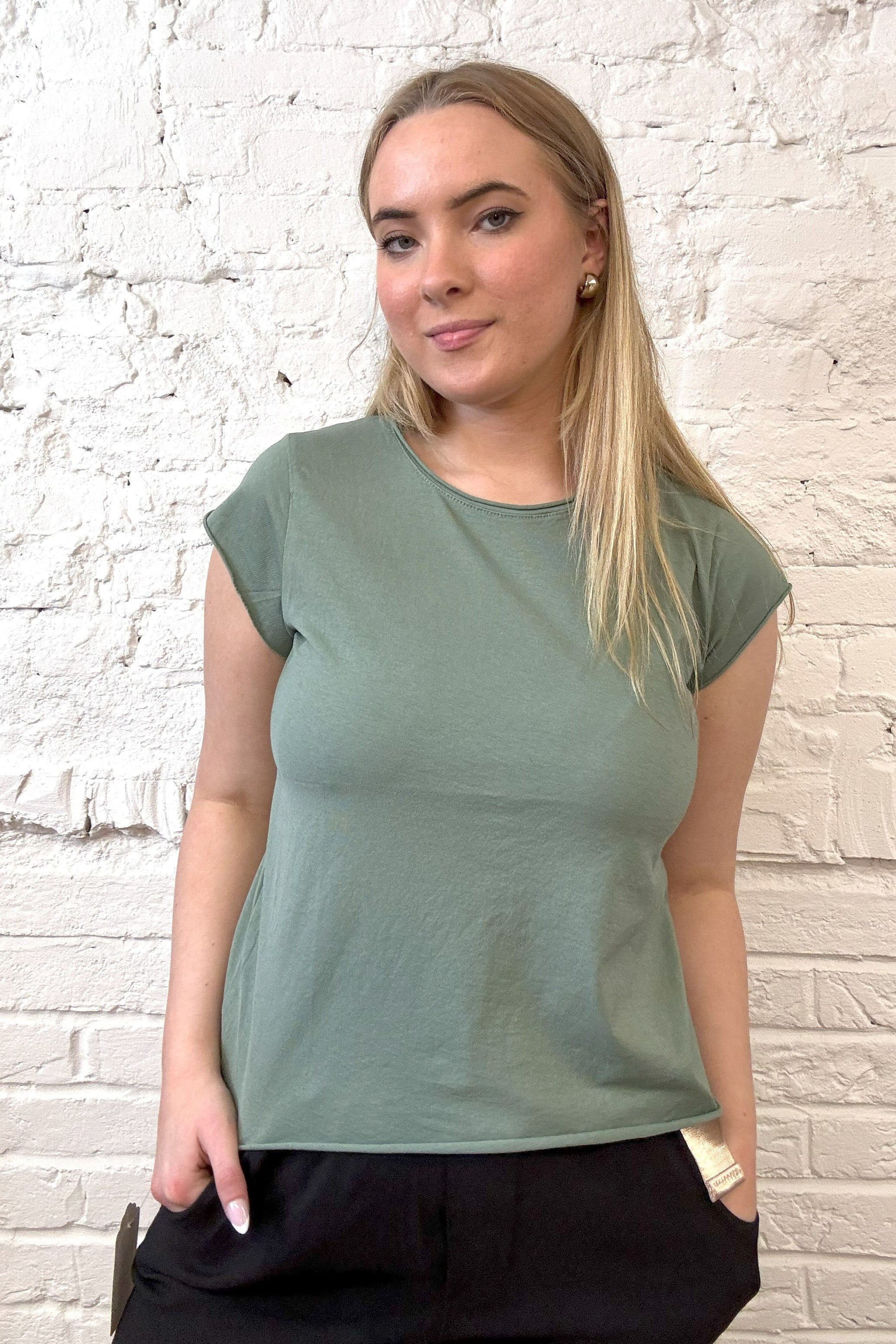 Suzy D Crew Neck Tee