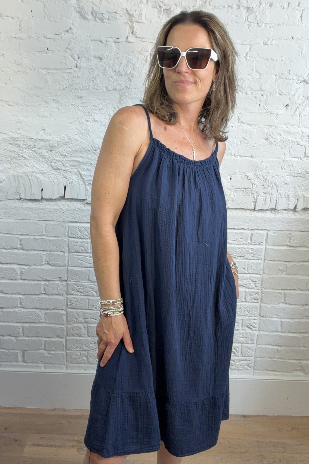 Dolly Cotton Swing Dress