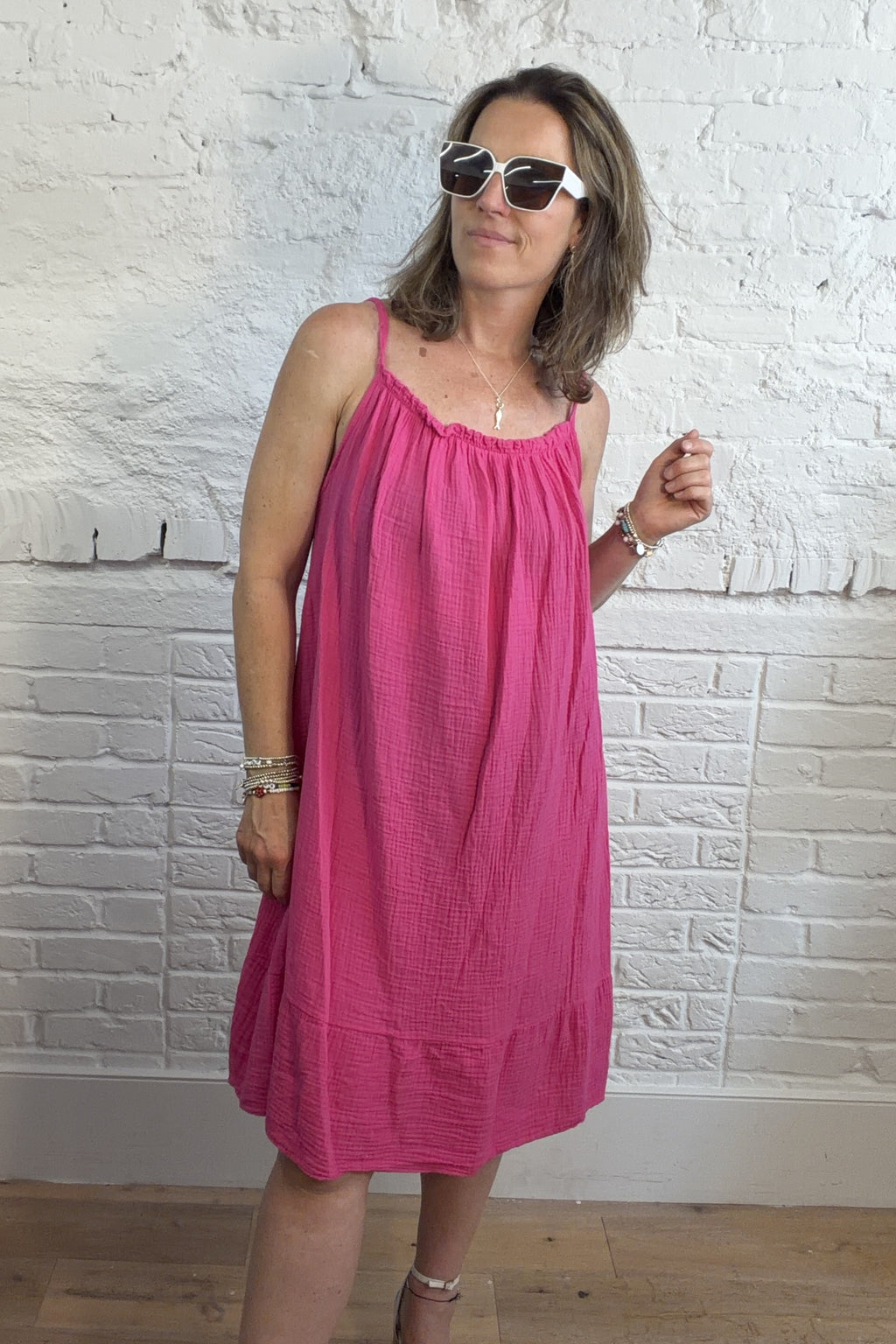 Dolly Cotton Swing Dress