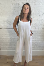 The Matilda Cotton & Linen Dungarees