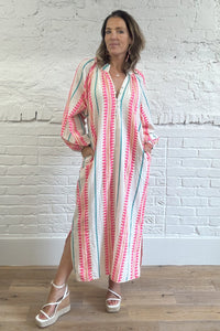 Bohemian Stripe Kaftan