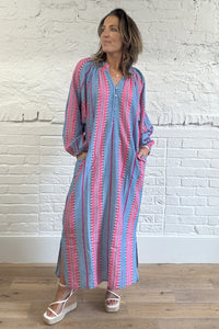 Bohemian Stripe Kaftan