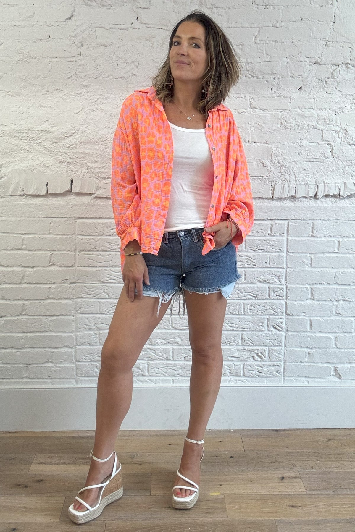 Neon Leopard Breeze Shirt