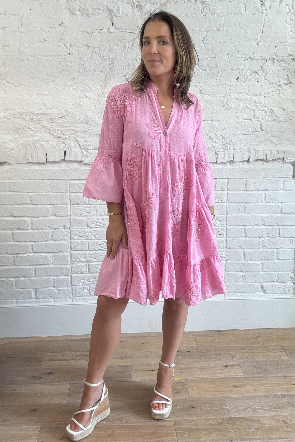 Daisy Dream Tiered Mini Dress