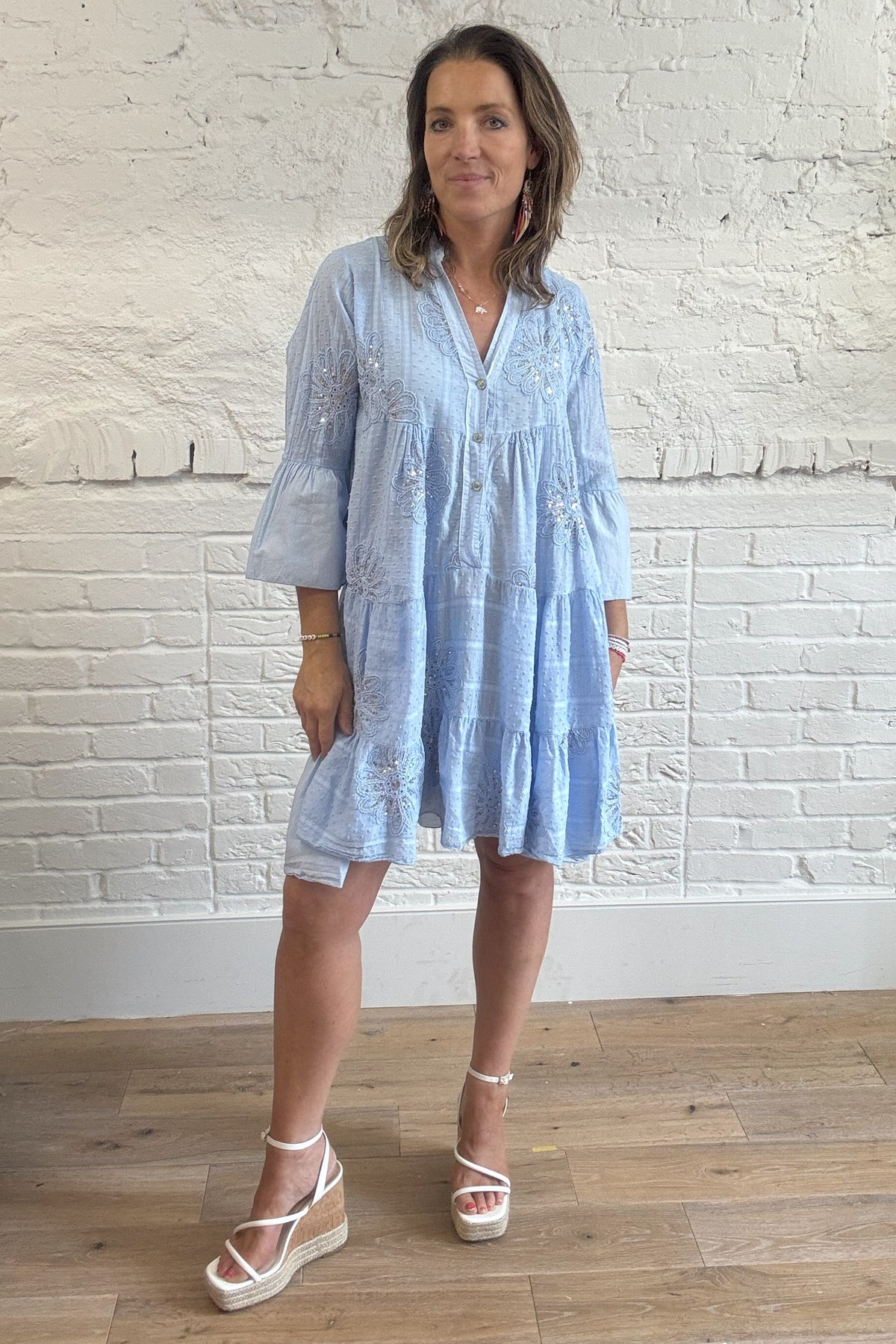 Daisy Dream Tiered Mini Dress