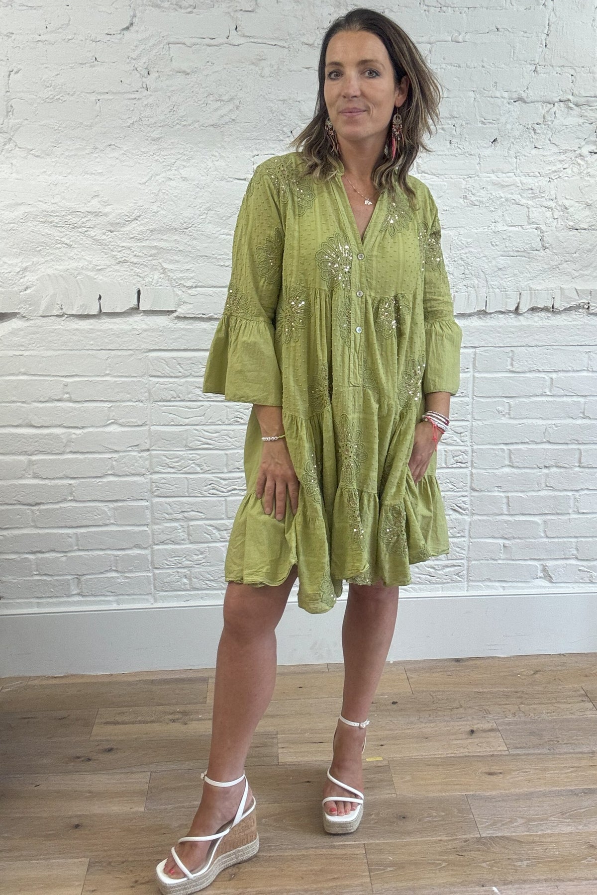 Daisy Dream Tiered Mini Dress