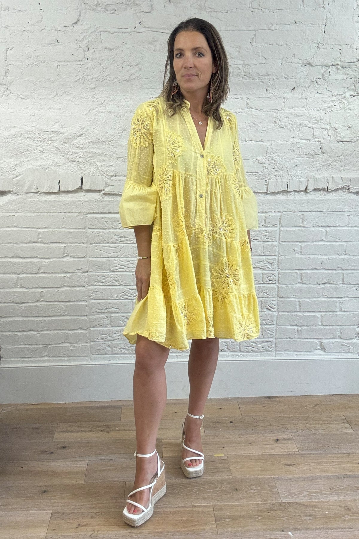 Daisy Dream Tiered Mini Dress