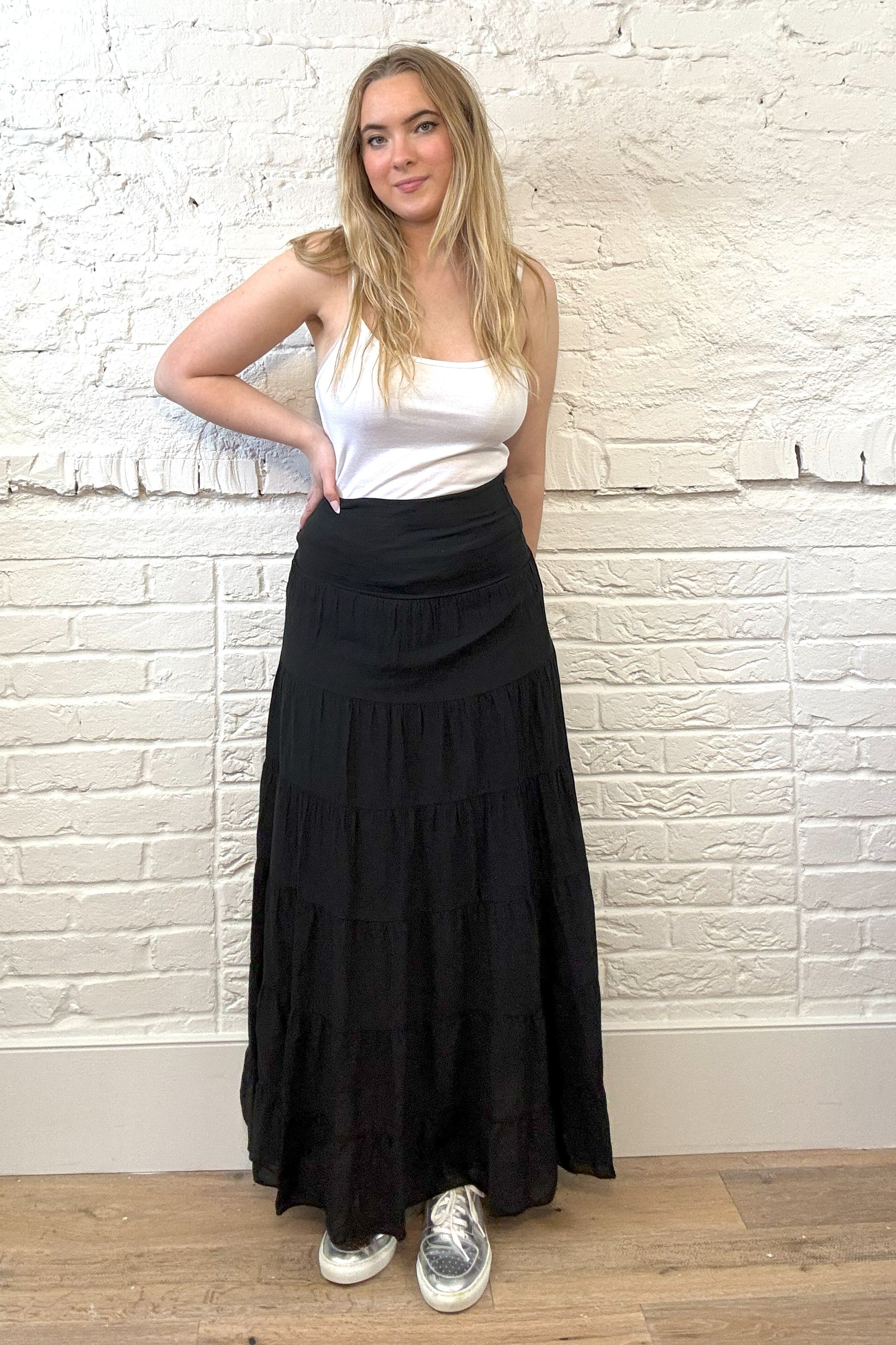 Maxi Skirt With Waistband