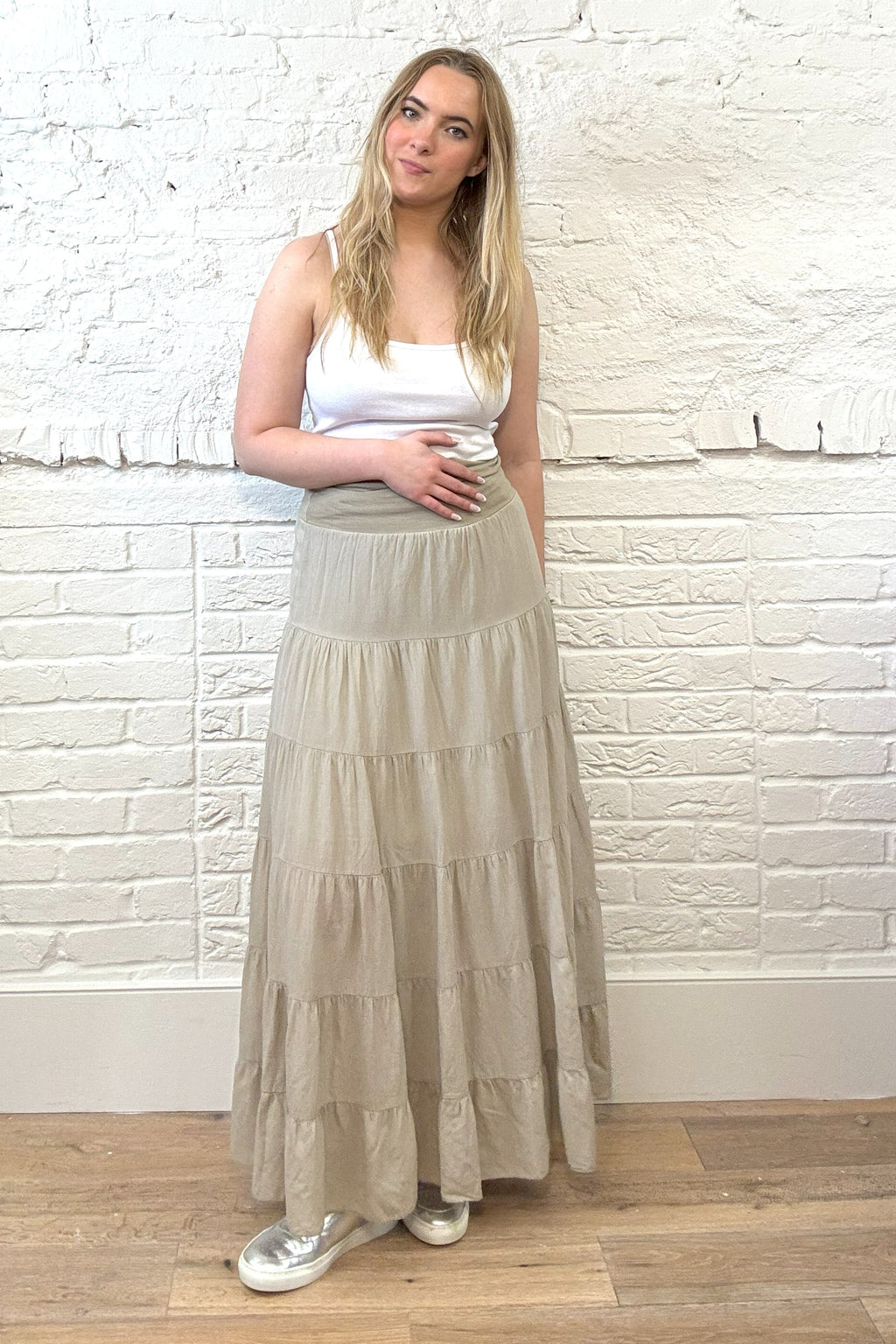 Maxi Skirt With Waistband