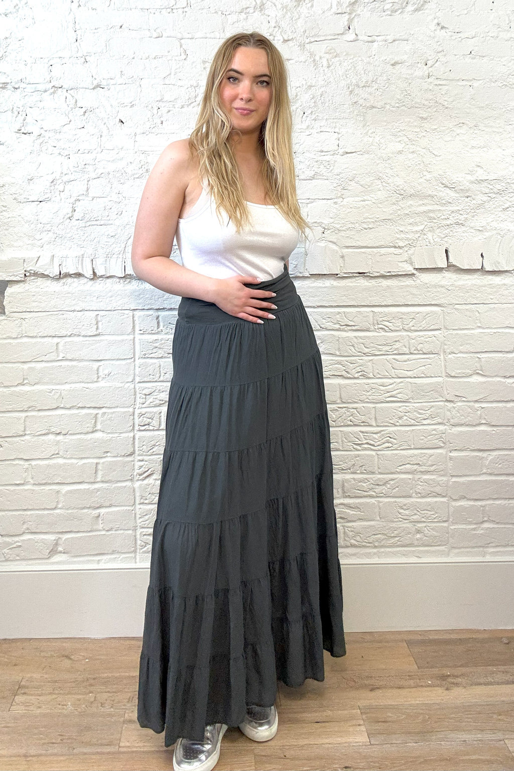 Maxi Skirt With Waistband