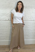 Suzy D Linen Maxi Skirt