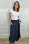 Suzy D Linen Maxi Skirt