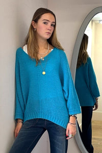 Fluffy V Neck Knit