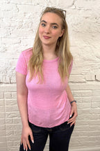 100% Linen Plain Tee