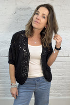 The Nell Embroidery Cotton Crochet Top
