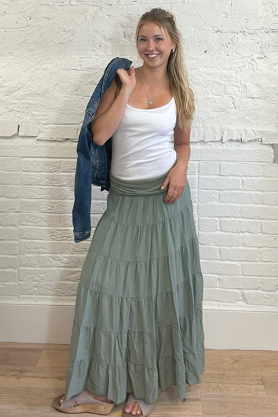 Maxi Skirt With Waistband