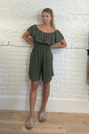 Seaside Breeze Off-Shoulder Playsuit