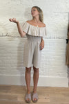 Seaside Breeze Off-Shoulder Playsuit