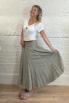 Cotton & Linen Mix Skirt