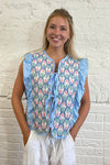 Rose Bud Quilted Gilet