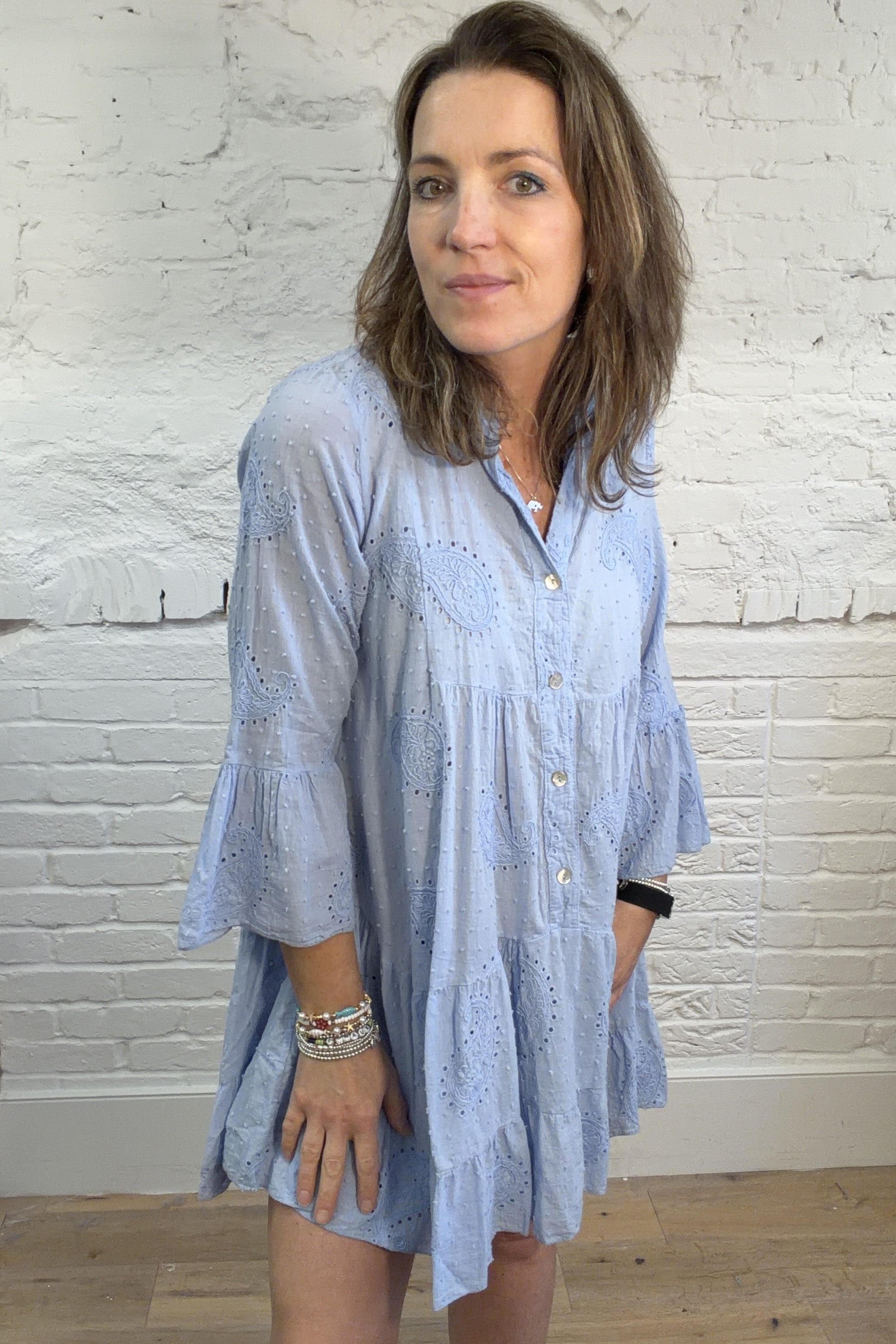 Suvi Tiered Mini Dress