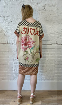 Muse Portrait V-Neck Dress