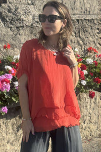 Silk Double Layer Top (OS 10-16)