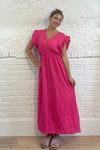 Capri Cheesecloth Maxi Dress