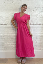 Capri Cheesecloth Maxi Dress