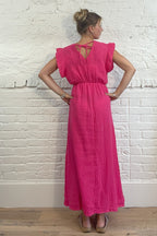 Capri Cheesecloth Maxi Dress
