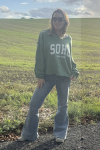 SOHO Raw Edge Sweatshirt