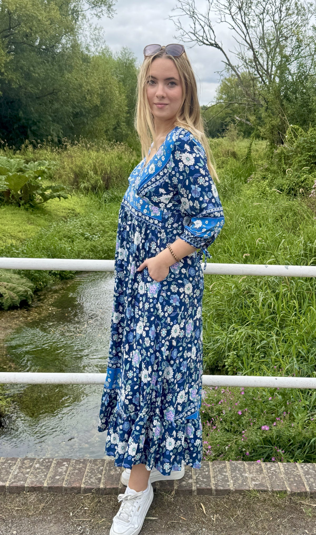 Sapphire Petals Dress