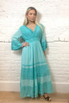 Embroidery  Lace Maxi Dress