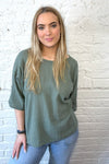 100% Cotton Plain Short Sleeve Top (Smaller Fit)