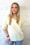 100% Cotton Plain Short Sleeve Top (Smaller Fit)