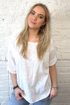100% Cotton Plain Short Sleeve Top (Smaller Fit)