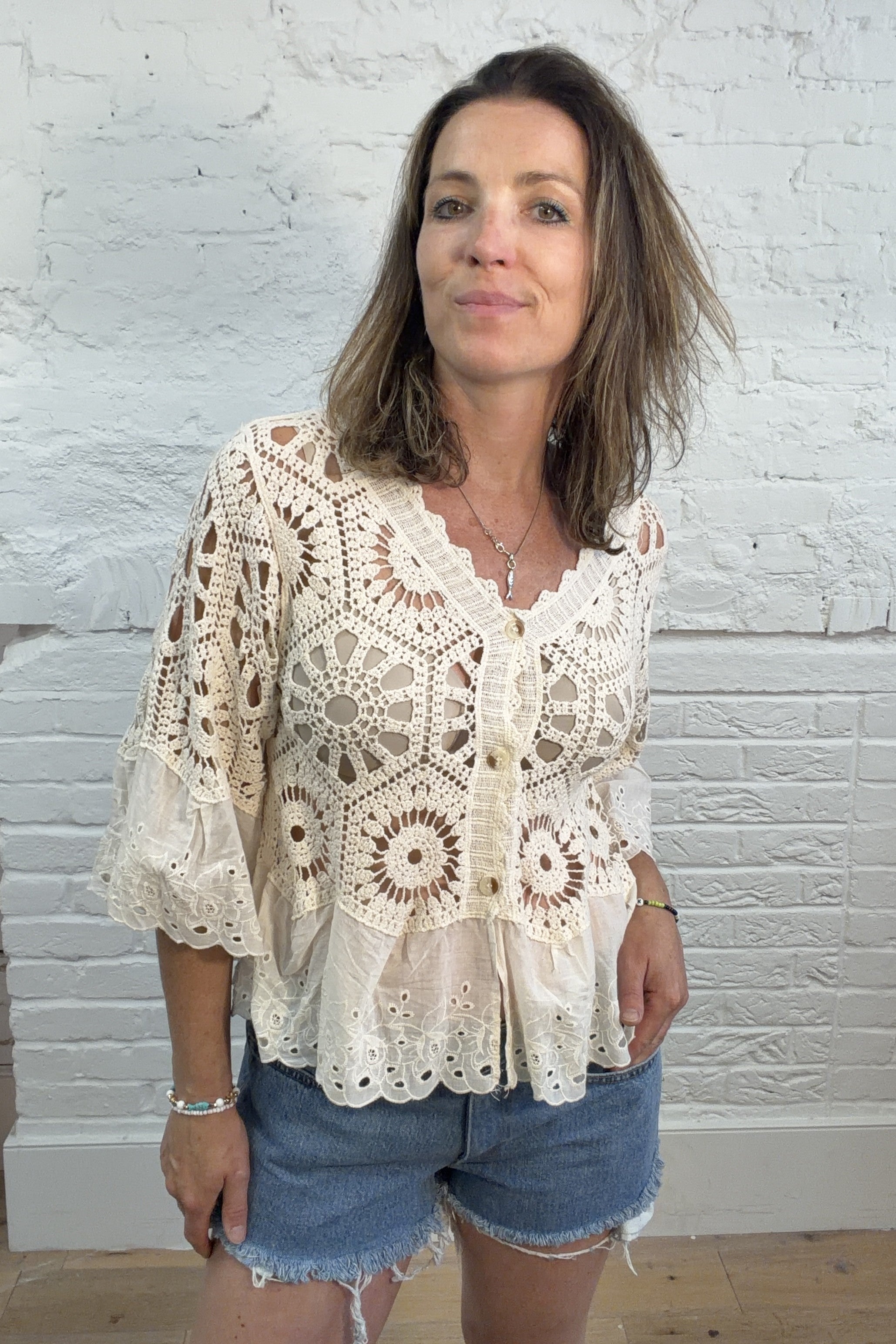 The Cosette Crochet Cardigan
