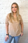 100% Cotton Plain Short Sleeve Top (Smaller Fit)