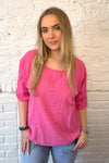 100% Cotton Plain Short Sleeve Top (Smaller Fit)