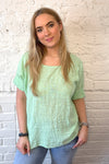 100% Cotton Plain Short Sleeve Top (Smaller Fit)
