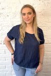 100% Cotton Plain Short Sleeve Top (Smaller Fit)