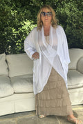 The Sakura Silk Trim Top