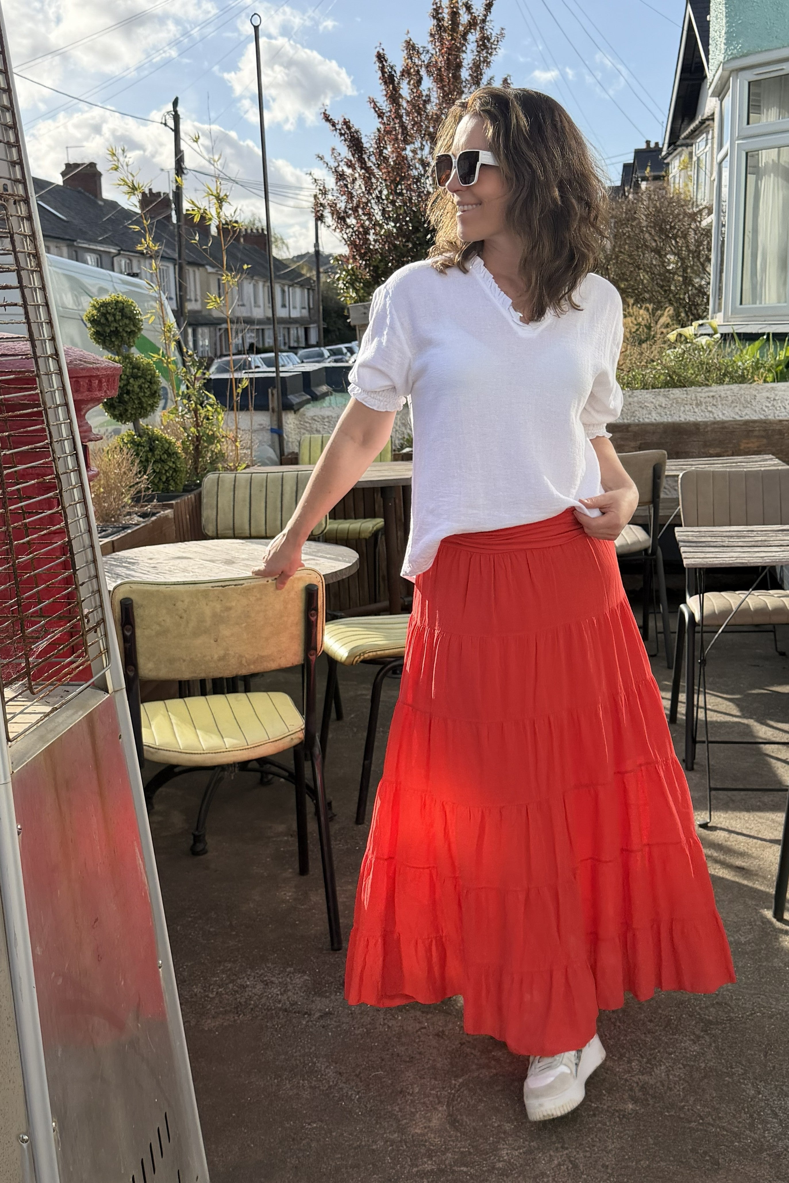 Maxi Skirt With Waistband
