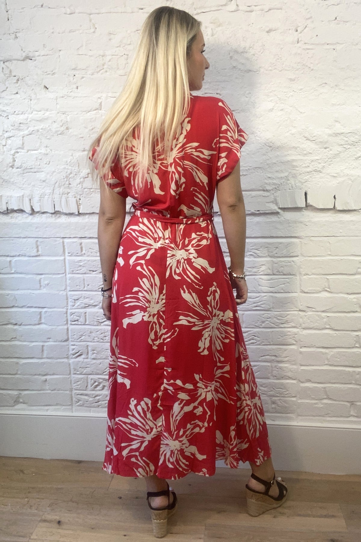 Island Flora Shirt Dress