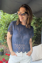 Anica Lace Detail Top